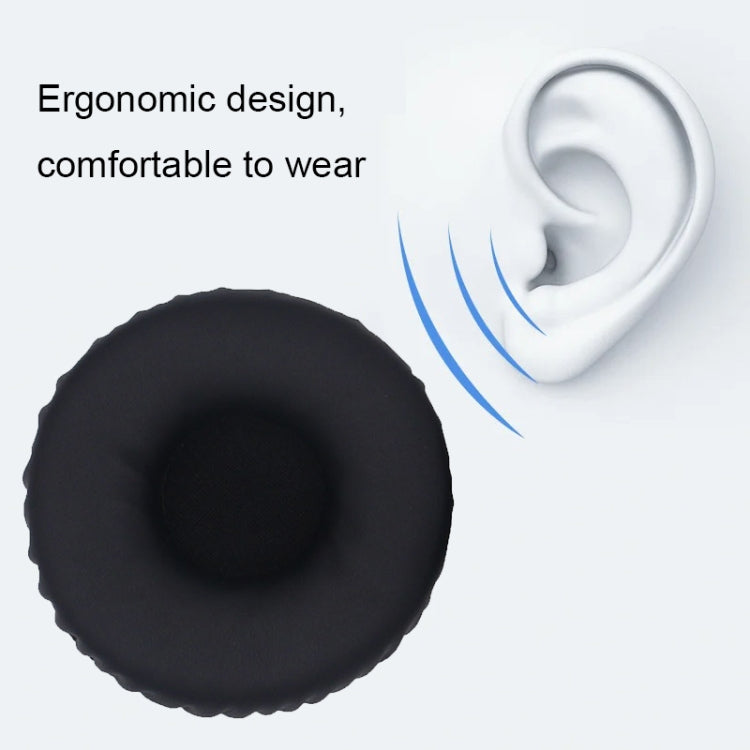2pcs For Sony WH-XB700 Headphone Sponge Leather Case Earmuff Protective Cover