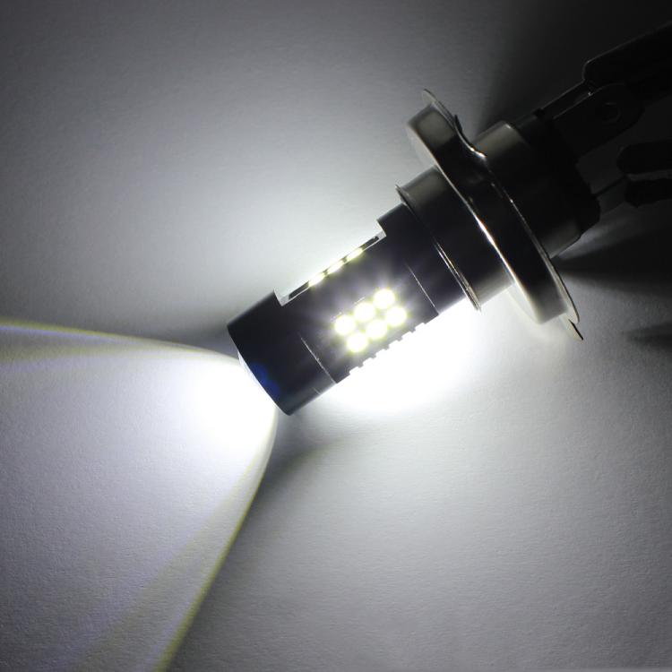 1pair Automotive High-power LED White Light Fog Lamp, H4