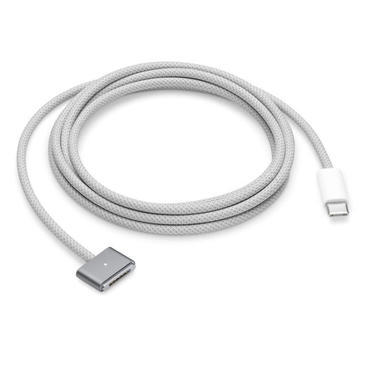 Pour câble magnétique tressé USB-C vers Magsafe 3 pour MacBook Air/Pro, 2m