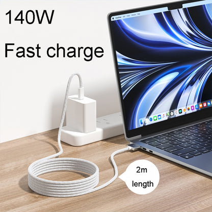 For Macbook Air/Pro Series Type-C To Magsafe 3 Braided Magnetic Cable, 2m