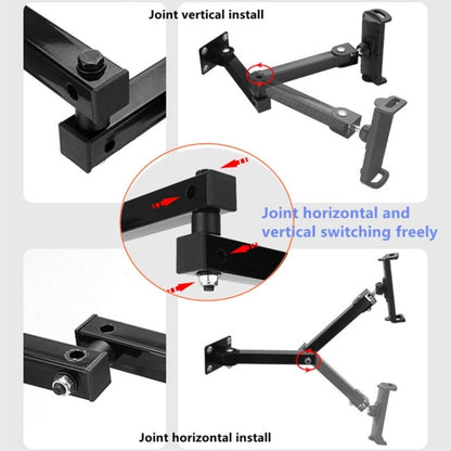 Wall Mount Tablet Cell Phone Stand Long Arm Stretchable Holder for 4-13 Inch Devices, Stretchable Tablet  Bracket 3