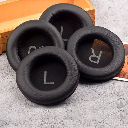 1pair Headphone Sponge Leather Cover Earpads for Beyerdynamic DT880/DT860/DT990/DT770, (Wrinkled Leather), (Flat Texture)