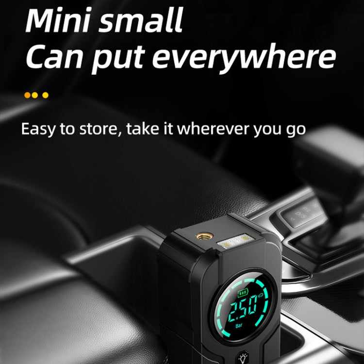 Car Wireless Inflatable Pump Electric Car Tyre 12V High Power Inflator, YX1819 Wireless