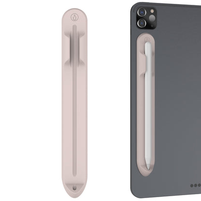 AhaStyle PT112 pour Apple Pencil 1/2 Stylo d'écriture manuel Rainure de rangement en silicone Support magnétique en silicone, PT112