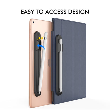 AhaStyle PT112 pour Apple Pencil 1/2 Stylo d'écriture manuel Rainure de rangement en silicone Support magnétique en silicone, PT112