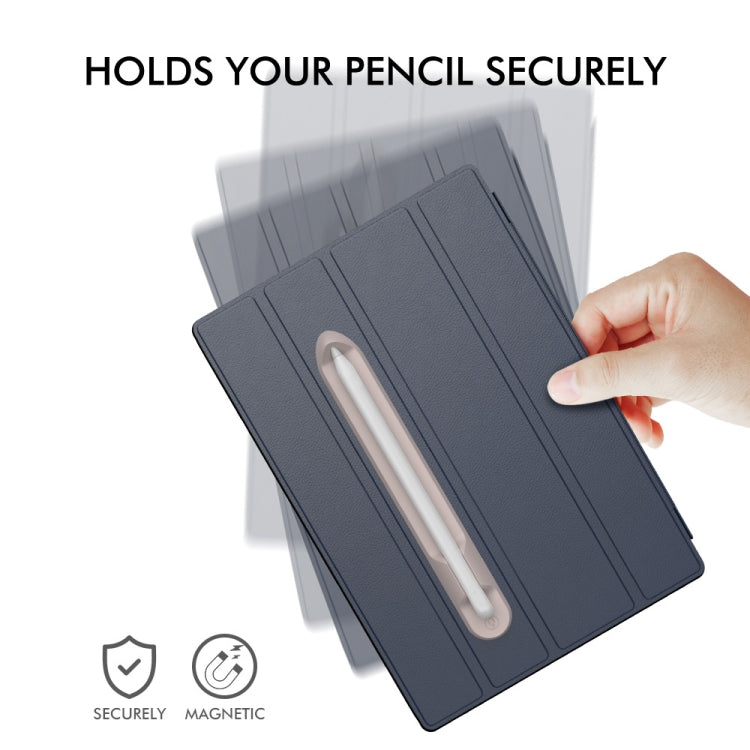 AhaStyle PT112 pour Apple Pencil 1/2 Stylo d'écriture manuel Rainure de rangement en silicone Support magnétique en silicone, PT112