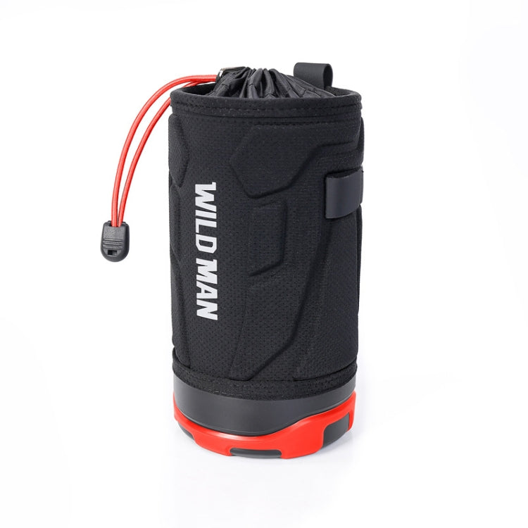 WILD MAN R1 1L Mountain Bike Water Bottle Bag Scooter Handlebar Tool Kit, Black Red, Black Green, Dark Blue