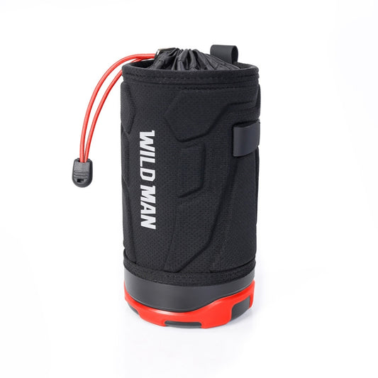 Sac de bouteille d'eau pour vélo de montagne WILD MAN R1 1L Trousse à outils pour guidon de scooter, noir et rouge, noir et vert, bleu foncé