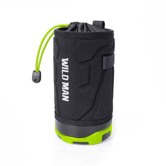 Sac de bouteille d'eau pour vélo de montagne WILD MAN R1 1L Trousse à outils pour guidon de scooter, noir et rouge, noir et vert, bleu foncé