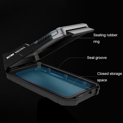 WILD MAN FK2 0.6L Bicycle Waterproof Mobile Phone Storage Box Handlebar Phone Navigation Holder, FK2