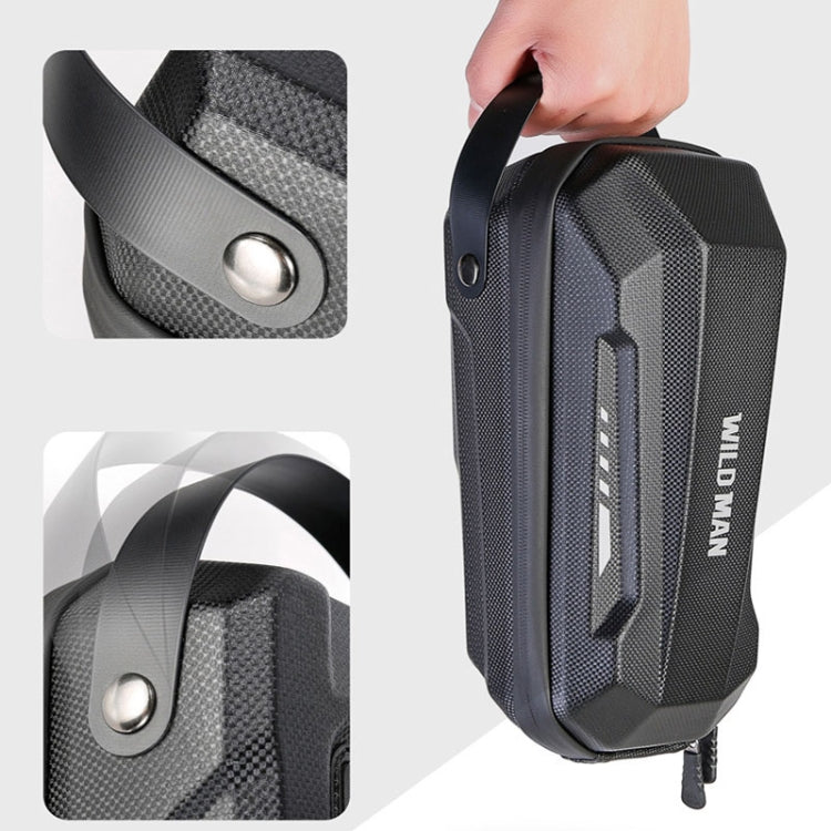WILD MAN Scooter EVA Hard Shell Front Bag Folding Bicycle Quick Release Hanging Bag, GD9X 2L, GD9X Plus 3L