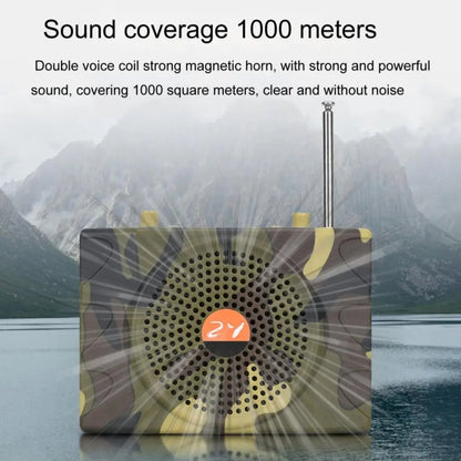 25W  Bluetooth Voice Amplifier Bird Hunting Speaker Supports USB/TF/FM 1000m Remote Control, EU Plug, UK Plug, US Plug, AU Plug