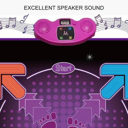 Bluetooth Electronic Dance Mat Children Music Dance Pad, Lighting Type