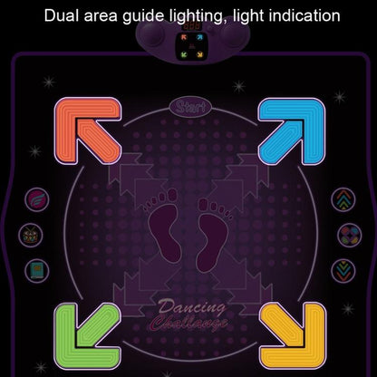 Bluetooth Electronic Dance Mat Children Music Dance Pad, Lighting Type