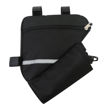 7 inch Bicycle Triangle Bag Outdoor Sports Cycling Gear Storage Bag, Without Water Cup Bag, With Water Cup Bag