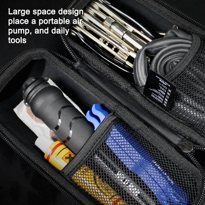 WILD MAN E3 EVA Hard Shell Bicycle Tool Storage Bag Cycling Equipment, E3 (Carbon Pattern)
