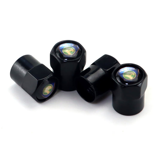 4 pièces/ensemble bouchons de valve de pneu en métal étiquetés pour voiture, couvercles de valve universels modifiés, étiquetés pour voiture