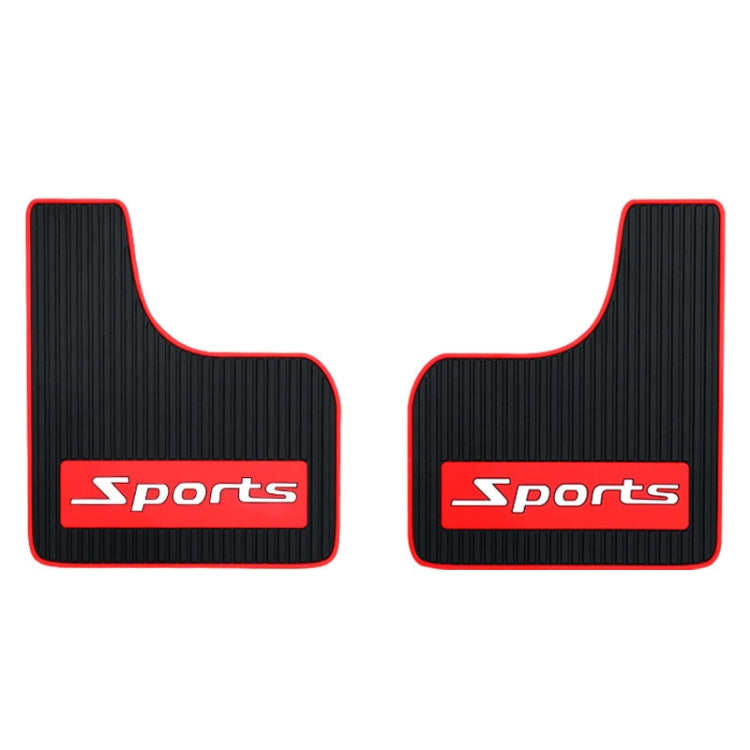 2pcs Car Tire Mud Flap Modification Plastic Anti-Splash Mud Flap, Sports, Cat Eye, Large Sports, Large Blank