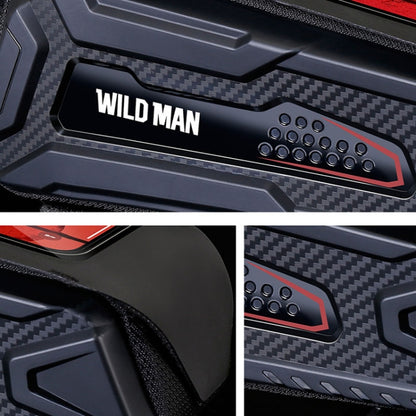 WILD MAN M90 EVA Hard Shell Mountain Bike Mobile Phone Touch Screen Waterproof Front Beam Bag, M90 (Black Gray), M90 (Black Red)
