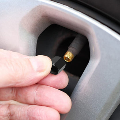 4pcs /Set Car Tire Labeling Valve Cover Motorcycle Auto Valve Core Caps, Labeling
