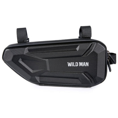 WILD MAN XT4 1.2L EVA Hard Shell Bicycle Triangle Bag Electric Vehicle Side Bag, XT4 (Sun), XT4 (Twill)