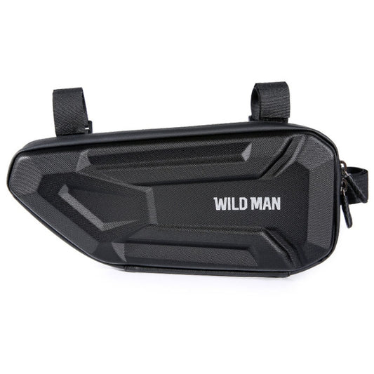 WILD MAN XT4 Sac de vélo triangle à coque rigide en EVA 1,2 L, sac latéral pour véhicule électrique, XT4 (Soleil), XT4 (Sergé)
