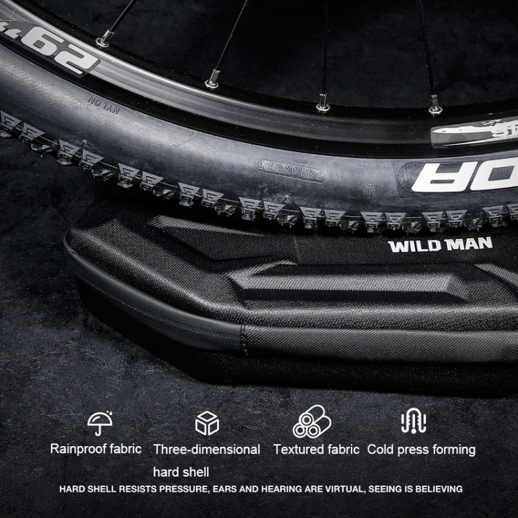 WILD MAN XT4 1.2L EVA Hard Shell Bicycle Triangle Bag Electric Vehicle Side Bag, XT4 (Sun), XT4 (Twill)