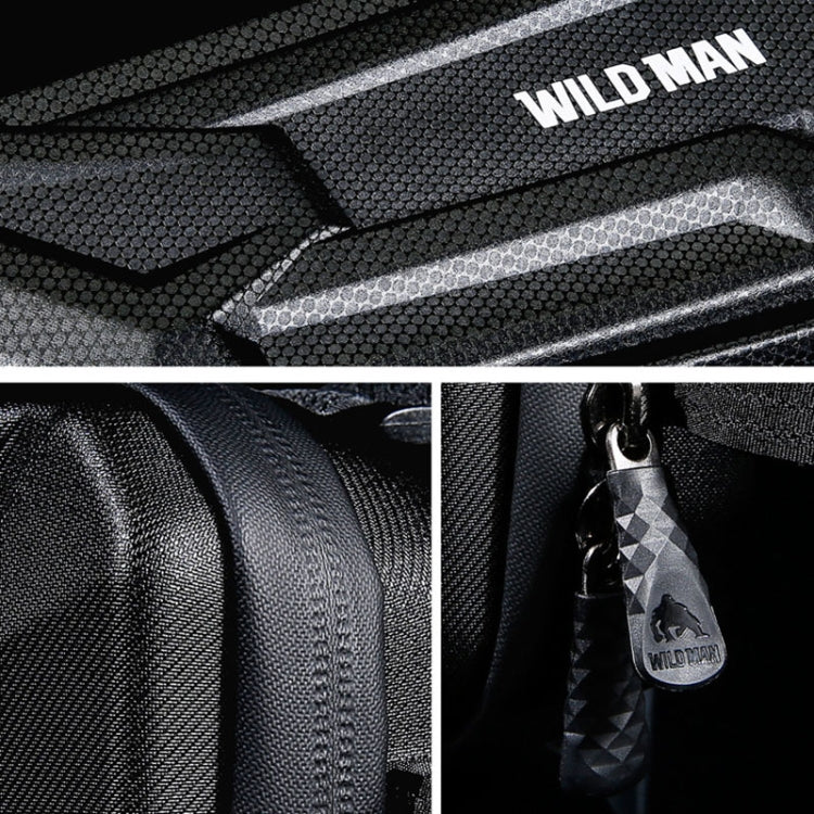 WILD MAN XT4 1.2L EVA Hard Shell Bicycle Triangle Bag Electric Vehicle Side Bag, XT4 (Sun), XT4 (Twill)