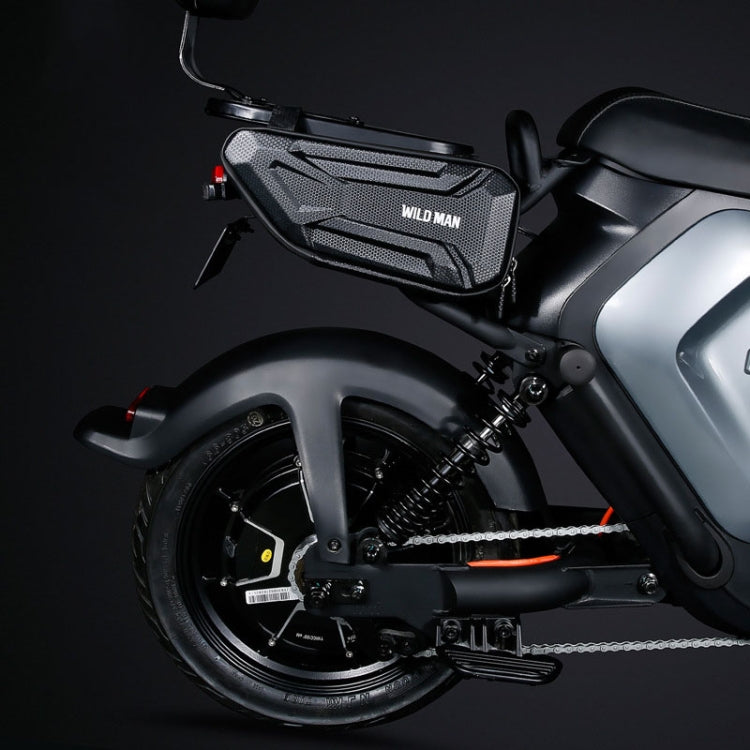WILD MAN XT4 1.2L EVA Hard Shell Bicycle Triangle Bag Electric Vehicle Side Bag, XT4 (Sun), XT4 (Twill)
