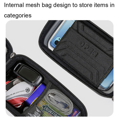 WILD MAN ES12 1L Sac de cadre de vélo de montagne Sacoche de téléphone étanche pour vélo, ES12 (Gris), ES12 (Bleu), ES12 (Noir), ES12 (Rouge)