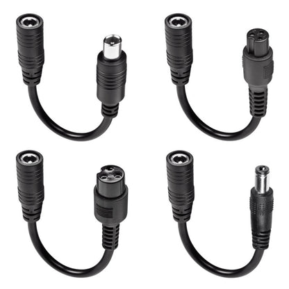 Chargeur de batterie au lithium 42V 2A pour vélo électrique et scooter avec 4 câbles adaptateurs, prise US, prise EU, prise UK, prise AU
