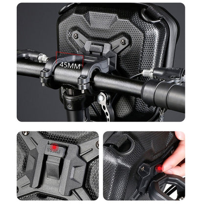 WILD MAN E18 2L EVA Hard Shell Bicycle Waterproof Front Bag Multifunctional Quick Release Hanging Bag, E18