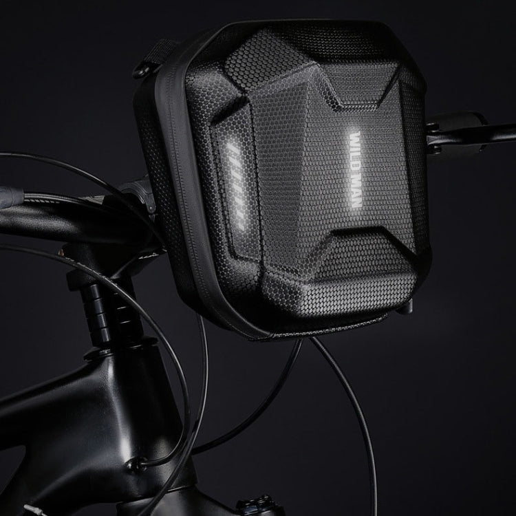WILD MAN E18 2L EVA Hard Shell Bicycle Waterproof Front Bag Multifunctional Quick Release Hanging Bag, E18