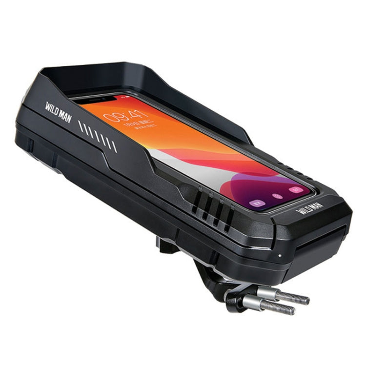 WILD MAN FK1 0.5L Mountain Bike Waterproof Phone Touch Screen Handlebar Bag Bike Holder Bag, FK1