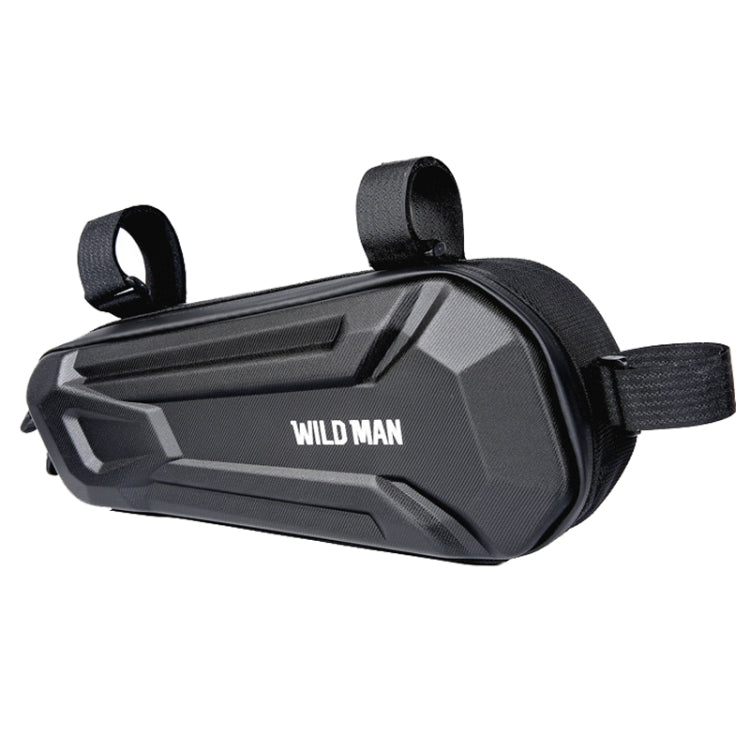 WILD MAN XT9 1.8L EVA Hard Shell Bike Front Beam Triangle Bag Electric Vehicle Waterproof Bag, XT9 (Sun), XT9 (Twill)