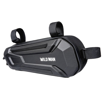 WILD MAN XT9 1.8L EVA Hard Shell Bike Front Beam Triangle Bag Electric Vehicle Waterproof Bag, XT9 (Sun), XT9 (Twill)