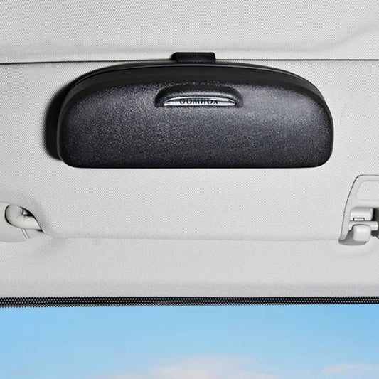MCPP Car Multifunctional Glasses Case Car Visor Card Storage Sunglasses Holder