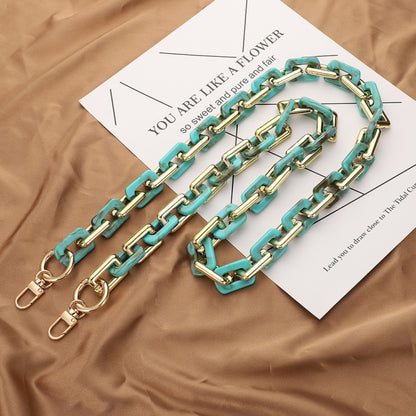 Retro Mobile Phone Chain Lanyard Tortoiseshell Acrylic Resin Bag Chain with Spacer, L205-3HS-40cm, L205-3HS -60cm, L205-3HS-120cm, L205-2HS-40cm, L205-2HS -60cm, L205-2HS-100cm, L205-LS-40cm, L205-LS-60cm, L205-LS-100cm