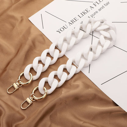Acrylic Mobile Phone Chain Lanyard Messenger Handbags Belts With Spacer, L202-BS-40cm, L202-BS-60cm, L202-HS-40cm, L202-HS-60cm, L202-TM-40cm, L202-TM-60cm