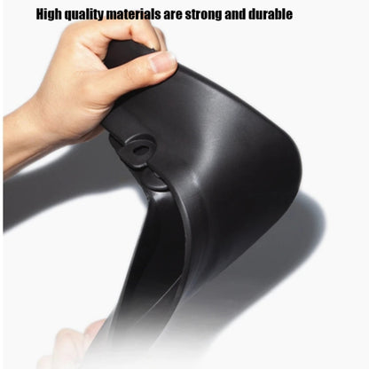 For Tesla Model Y Car Punch-Free Front And Rear Wheel Soft Rubber Mudguards, Matte Black, Carbon Fiber