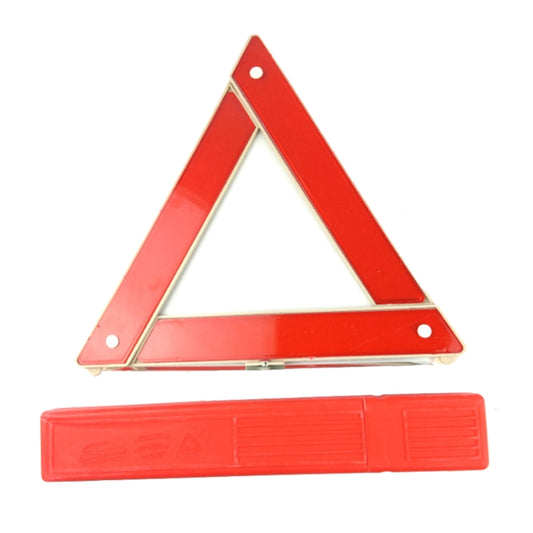 Car Storage Foldable Tripod Warning Plaque Car Emergency Warning Sign, 28 x 24cm