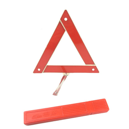 Panneau d'avertissement pliable pour rangement de voiture, trépied, 28 x 24 cm