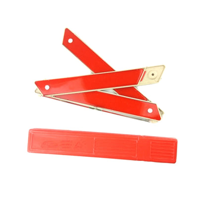 Panneau d'avertissement pliable pour rangement de voiture, trépied, 28 x 24 cm