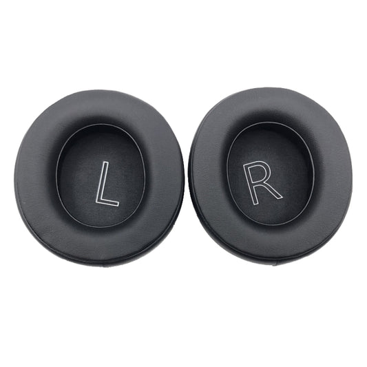 1pair For Microsoft Xbox Series Headphones Leather Foam Cover Earmuffs, Leather Black