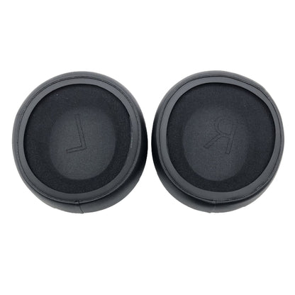 1pair For Microsoft Xbox Series Headphones Leather Foam Cover Earmuffs, Leather Black
