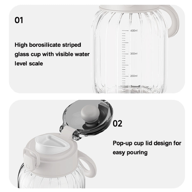 400ml  Wireless Instant Water Warmer Electric Kettle For Baby Formula With 15000 MAh Battery Capacity