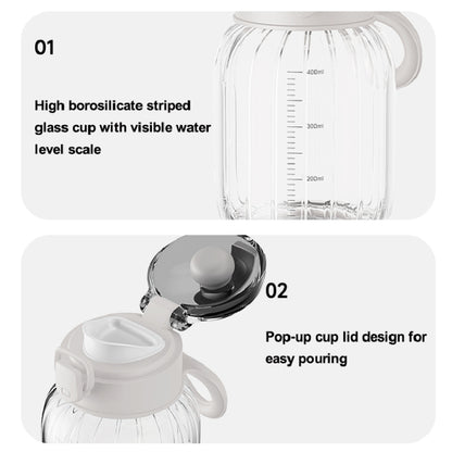 400ml  Wireless Instant Water Warmer Electric Kettle For Baby Formula With 15000 MAh Battery Capacity