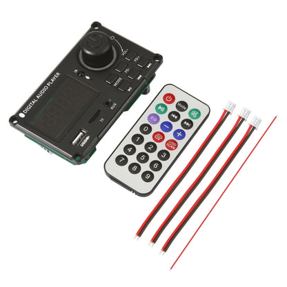 100W 12V TPA3116 Color Screen Power Amplifier Bluetooth Decoder Board With Recording Call, Silicone Remote Control, Small Silicone Remote Control, Small Remote Control