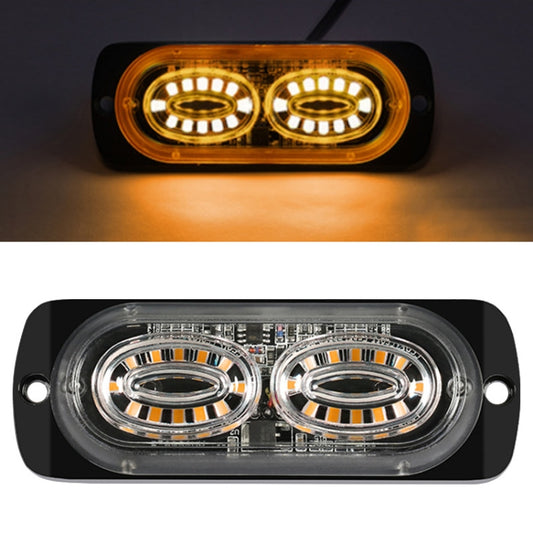 Feu d'avertissement latéral de voiture 12 W, lumière stroboscopique 24 LED