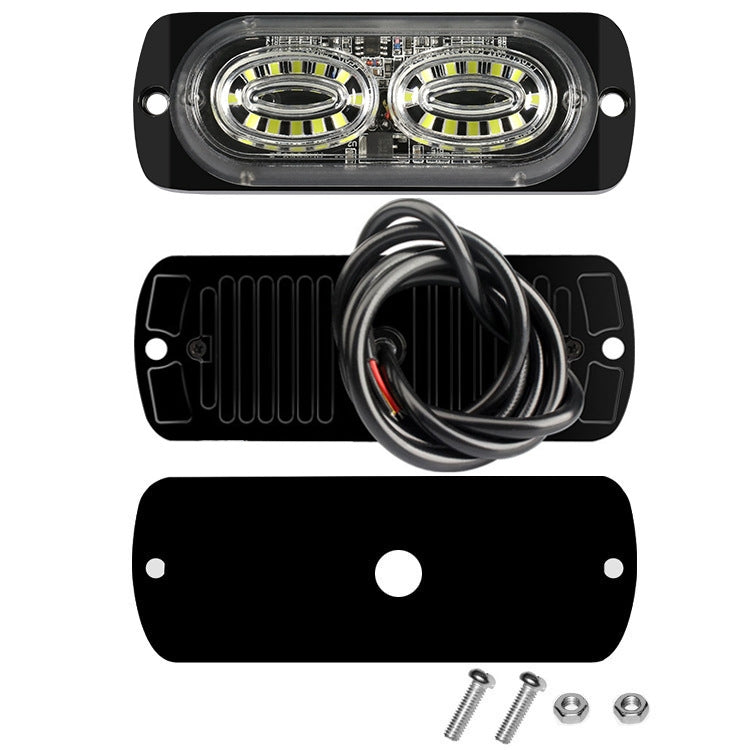 12W Car Side Signal Warning Light 24 LED Strobe Light